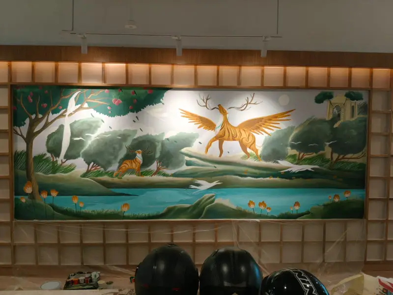 Hotel Indoor Wall Painting Delhi