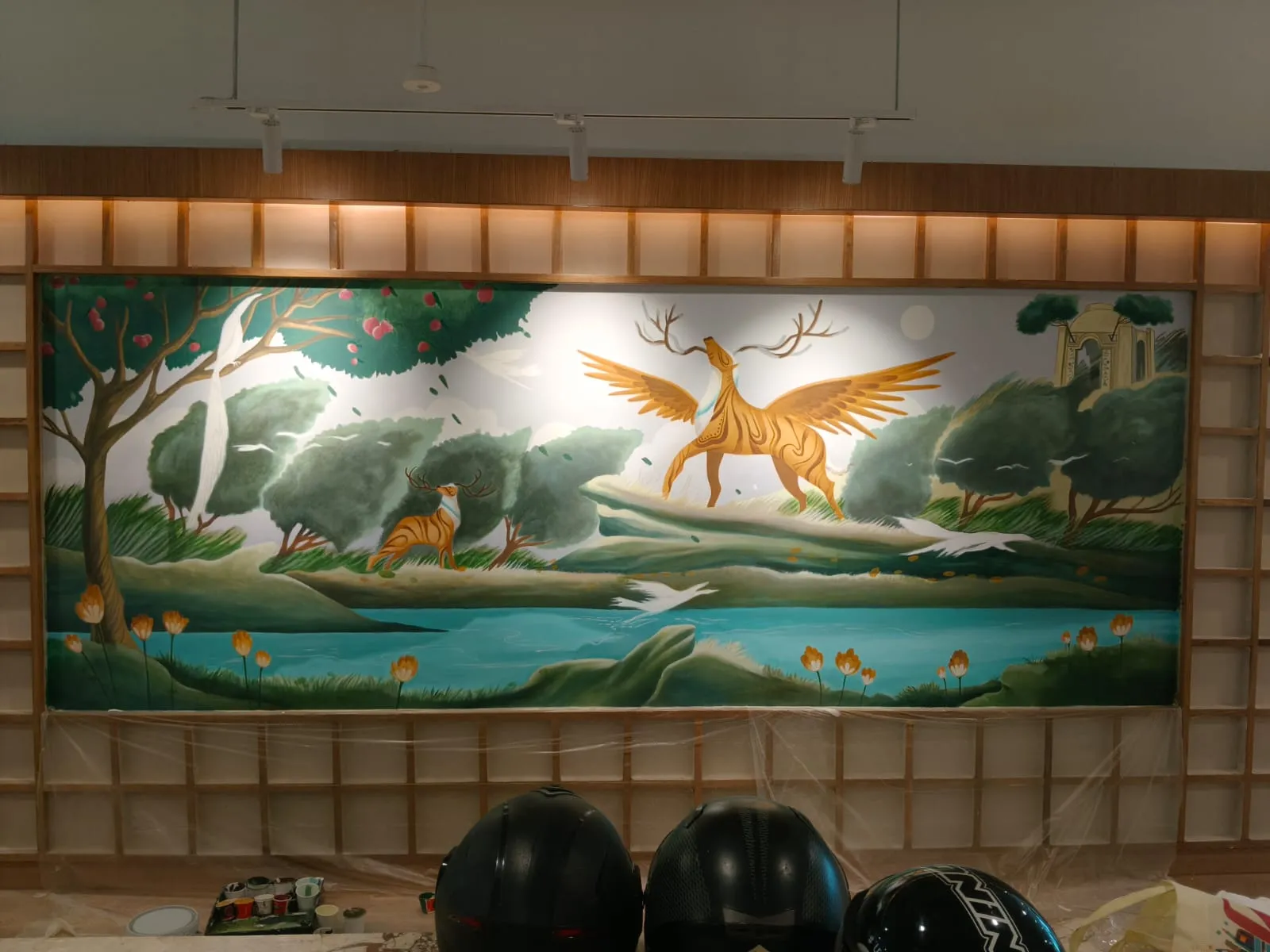 Hotel Indoor Wall Painting Delhi
