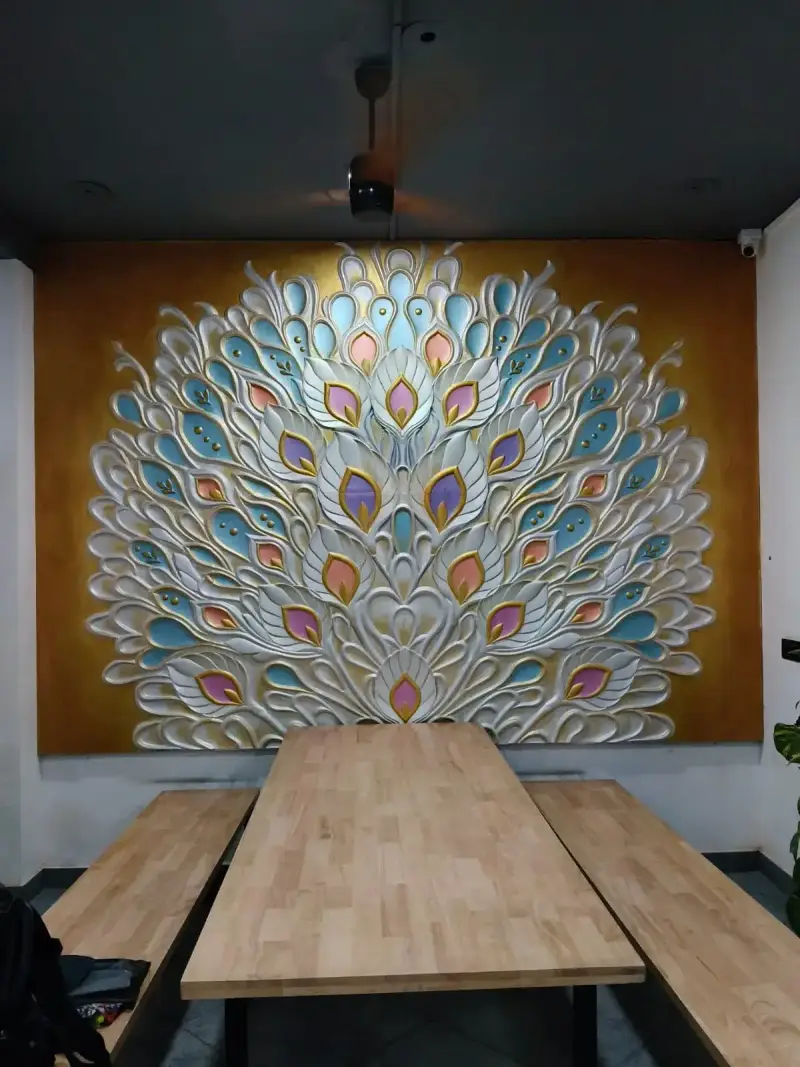 Hotel Indoor Wall Painting by Deepak in Delhi - hotel-indoor-wall-painting-delhi-11.webp