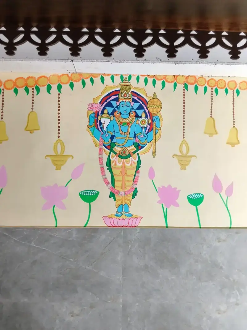Hotel Indoor Wall Painting by Deepak in Delhi - hotel-indoor-wall-painting-delhi-12.webp