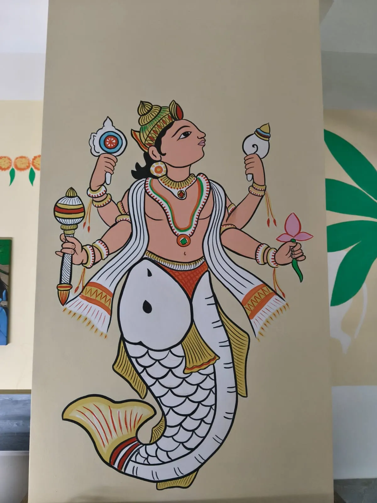 Hotel Indoor Wall Painting by Deepak in Delhi - hotel-indoor-wall-painting-delhi-13.webp