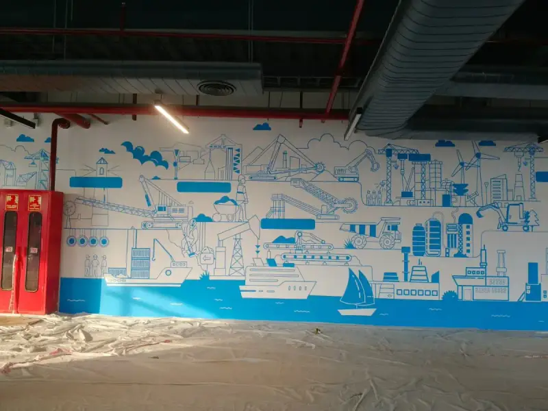 Metro Pillar Painting by Deepak in Delhi - metro-pillar-painting-delhi-2.webp