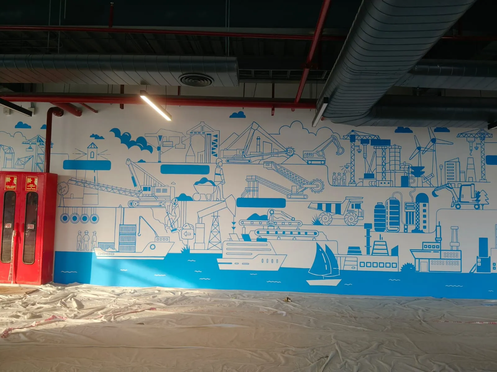 Metro Pillar Painting by Deepak in Delhi - metro-pillar-painting-delhi-2.webp