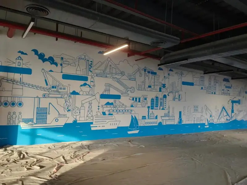 Metro Pillar Painting by Deepak in Delhi - metro-pillar-painting-delhi-3.webp