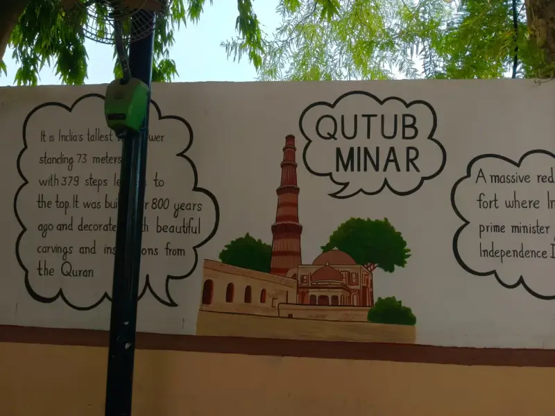 Park Wall Painting by Deepak in Delhi - park-outdoor-wall-painting-delhi-1.webp