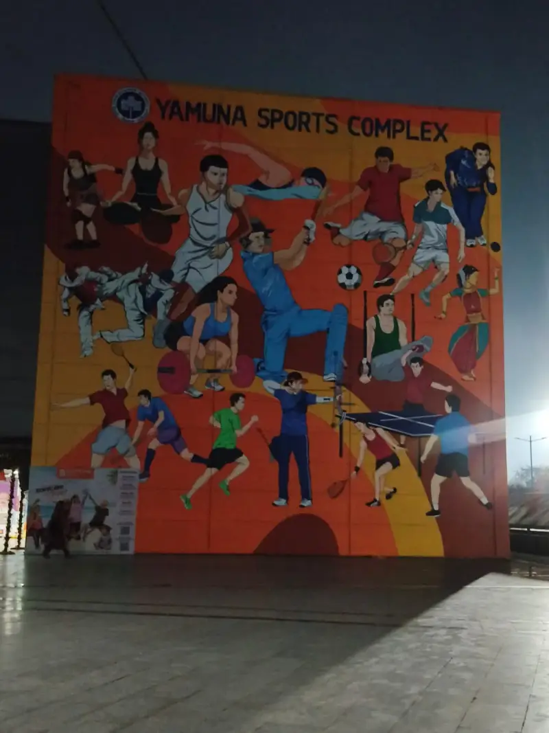 Park Wall Painting by Deepak in Delhi - park-outdoor-wall-painting-delhi-11.webp