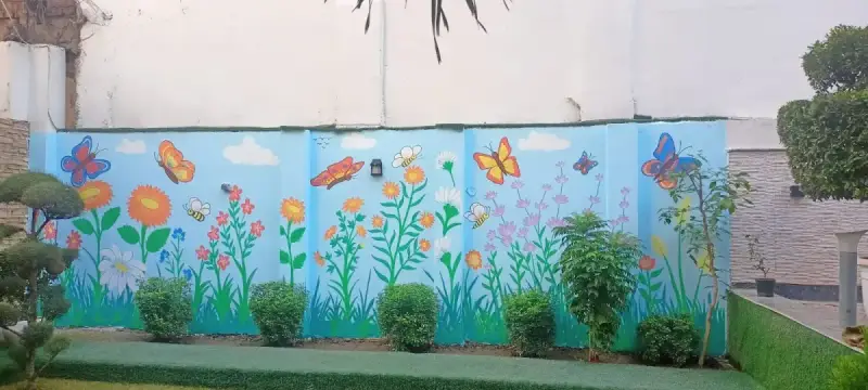 Park Wall Painting by Deepak in Delhi - park-outdoor-wall-painting-delhi-16.webp
