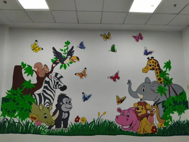 Canvas Painting by Deepak in Delhi - school-wall-painting-delhi-2.webp